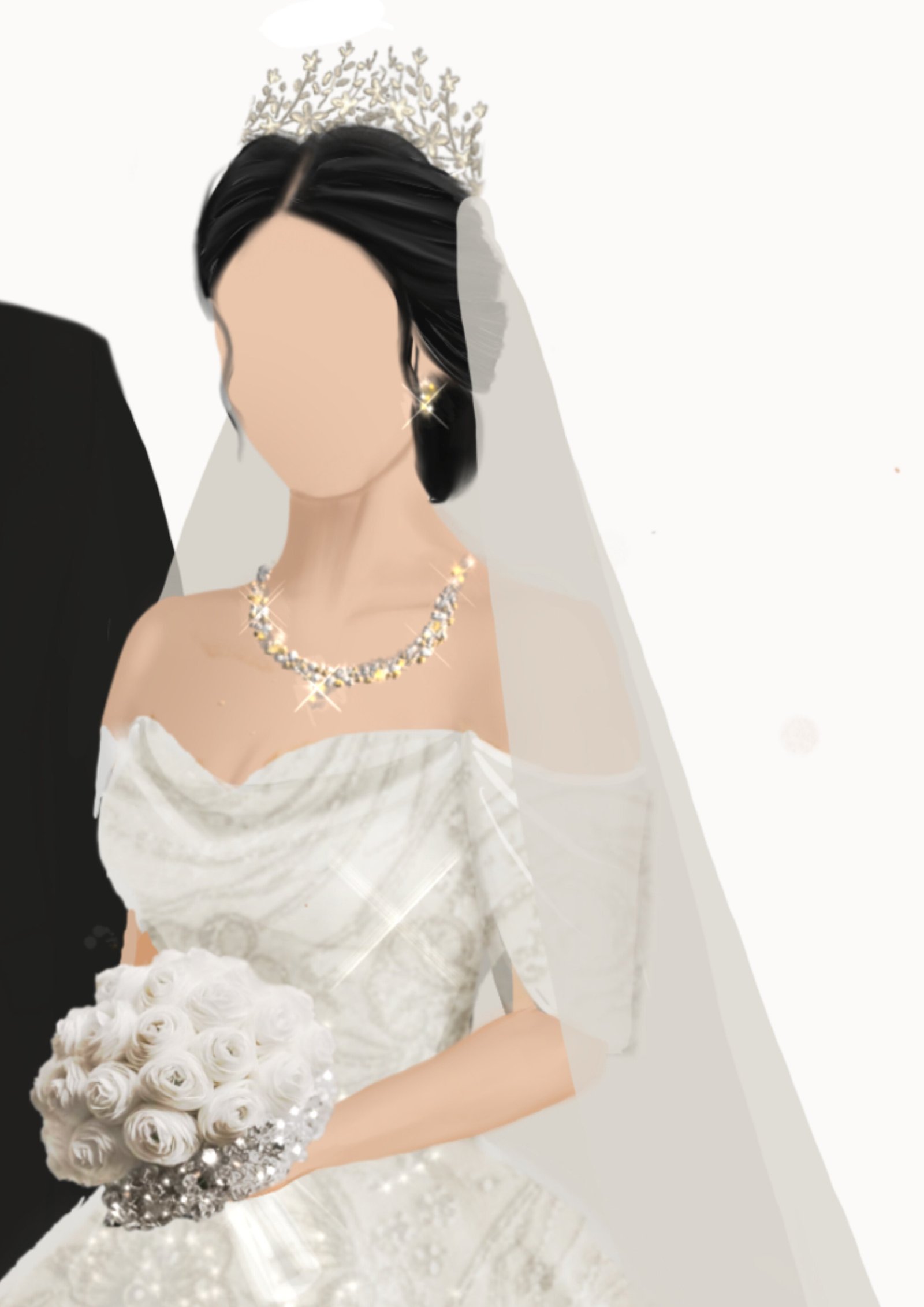 رسمة زفاف راقية